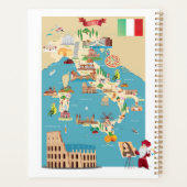 Carte de dessin de l'Italie (Dos)