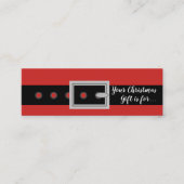 Carte de dessin de nom Père Noël Secret de Noël (Devant)