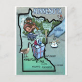 Carte de dessin du Minnesota (Devant)