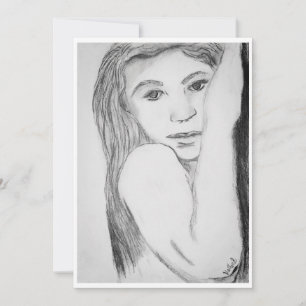 Carte de dessin "Lost in Her Eyes"