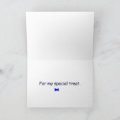 Carte de dessin pour chien Merci (Intérieur)