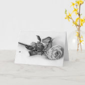 Carte de dessin Rose du souvenir (Fleur jaune)