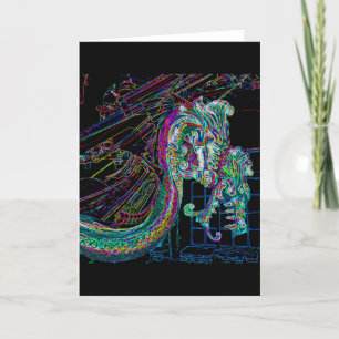 Carte de dessin Sea Dragons Line