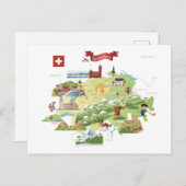 Carte de dessin Suisse (Devant / Derrière)