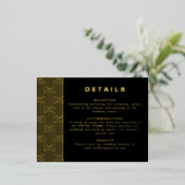 Carte de détail Black Modern Foil (Debout devant)