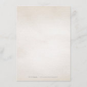 Carte de détail botanique vert vintage rustique (Dos)