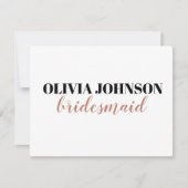 Carte de détail de la proposition de la carte d'af (Devant)