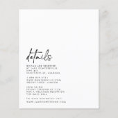 Carte de détails (Devant)