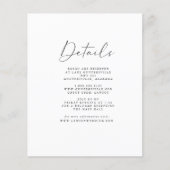 Carte de détails (Devant)