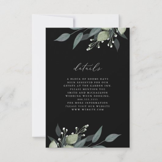 Carte de détails Bouquet de verdure (Devant)