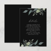 Carte de détails Bouquet de verdure (Devant / Derrière)