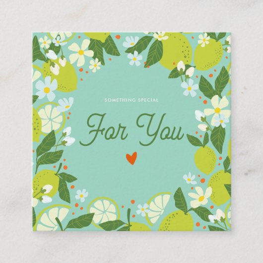 Carte de détails - Carte d'insert pour jardin de c (Devant)