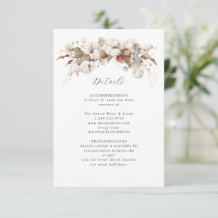 Carte de détails Cotton & Eucalyptus