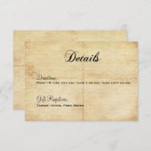 Carte de détails de Fairytale Happy Ever (Devant / Derrière)