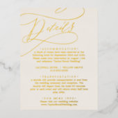 Carte de détails de la calligraphie romantique Ivo (Recto)