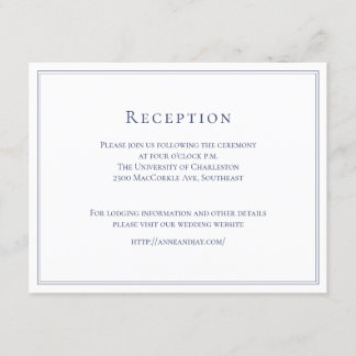 Carte de détails de la marine formelle avec carte 