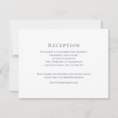 Carte de détails de la marine formelle sans bordur (Devant)