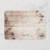 Carte de détails de la pin À feuillage persistant  (Dos)