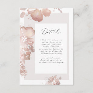 Carte de détails de l'aquarelle