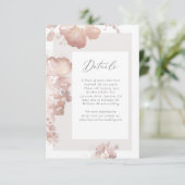 Carte de détails de l'aquarelle Romance (Debout devant)