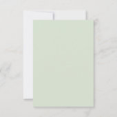 Carte de détails de mariage à couronne de Noël (Dos)