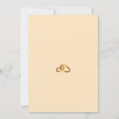 Carte de détails de mariage classique (Dos)