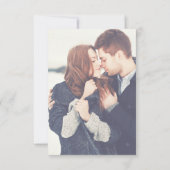 Carte de détails de mariage élégante et transparen (Dos)