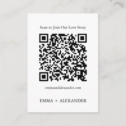 Carte de détails de mariage floral teinté de Bourg (Dos)