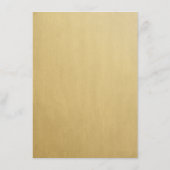 Carte de détails de mariage Insert pour invitation (Dos)