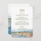 Carte de détails de Newport Harbour INFO (Devant / Derrière)