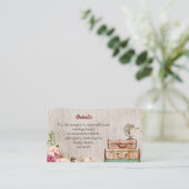 Carte de détails de Shower de Mariée Voyage dans l (Debout devant)