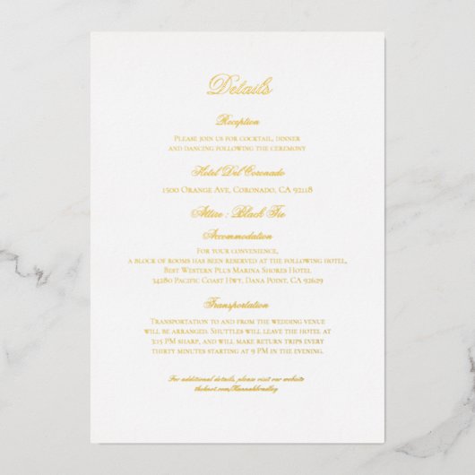 Carte de détails d'encapsulation en feuille métall (Recto)