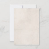 Carte de détails du boîtier Mariage Eucalyptus (Dos)