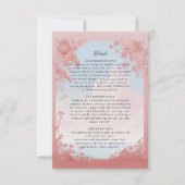 Carte de détails du mariage de couverture du livre (Devant)