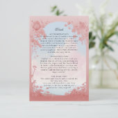 Carte de détails du mariage de couverture du livre (Debout devant)