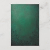 Carte de détails du mariage de fleur métallique ru (Dos)