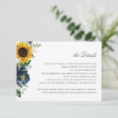 Carte de détails du Mariage de fleurs bleues de Su (Debout devant)