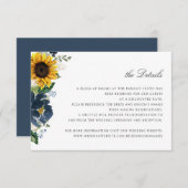 Carte de détails du Mariage de fleurs bleues de Su (Devant / Derrière)