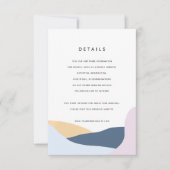 Carte de détails du Mariage de formes Abstraites m (Devant)