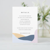 Carte de détails du Mariage de formes Abstraites m (Debout devant)