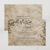 Carte de détails du Mariage de la couronne botaniq (Devant / Derrière)