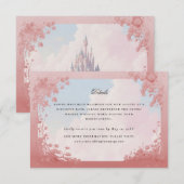Carte de détails du mariage de princesse fée (Devant / Derrière)
