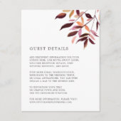 Carte de détails du Mariage de récolte (Devant)