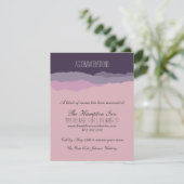 Carte de détails du Mariage "Mountain Range" de 4, (Debout devant)