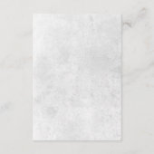 Carte de détails du Mariage romantique rose blanc (Dos)