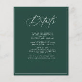 Carte de détails Emerald (Devant)