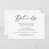 Carte de détails Happy Ever After Details (Devant / Derrière)