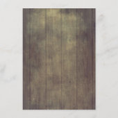 Carte de détails mariage de automne (Dos)