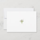 Carte de détails Mariage fleur sauvage (Dos)