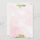 Carte de détails Mariage Fleurs d'été (Dos)